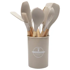 12Pcs Kitchen Utensil Set Silicone Spatula Set