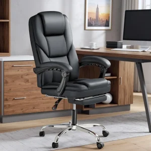Executive Office Chair with Foot Rest