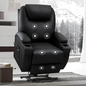 Electric power lift recliner chair